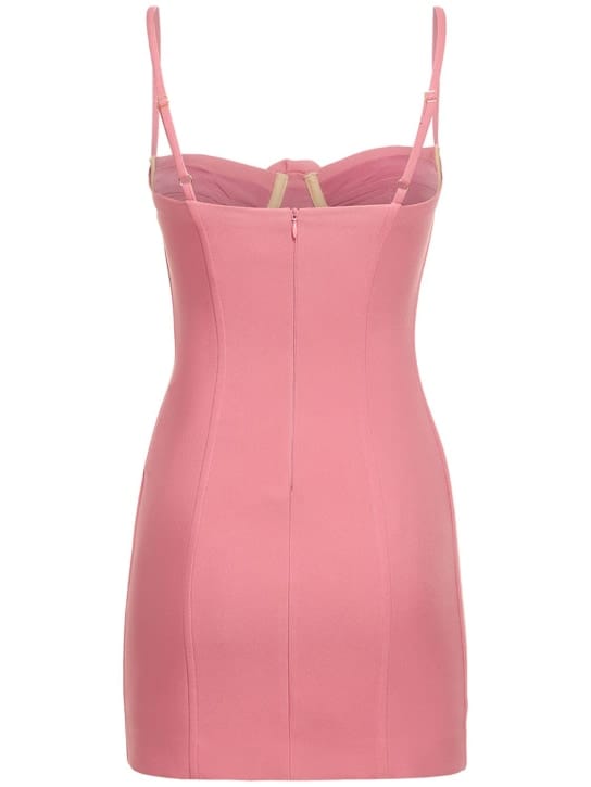 Blumarine: Short dress with heart neckline