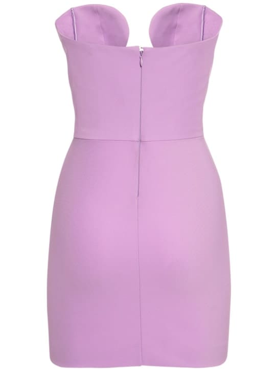 Nensi Dojaka: Abito corto strapless con cut-out