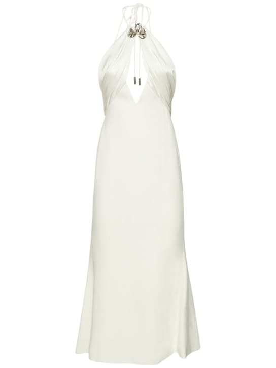 David Koma: Vestito lungo con scollo a V