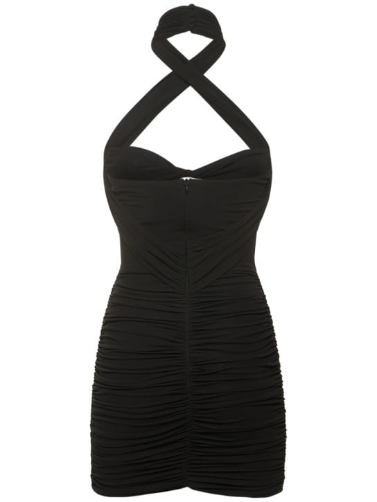 Magda Butrym: Ruched mini dress with cut-out