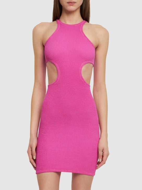 Reina Olga: Abito corto stretch con cut-out