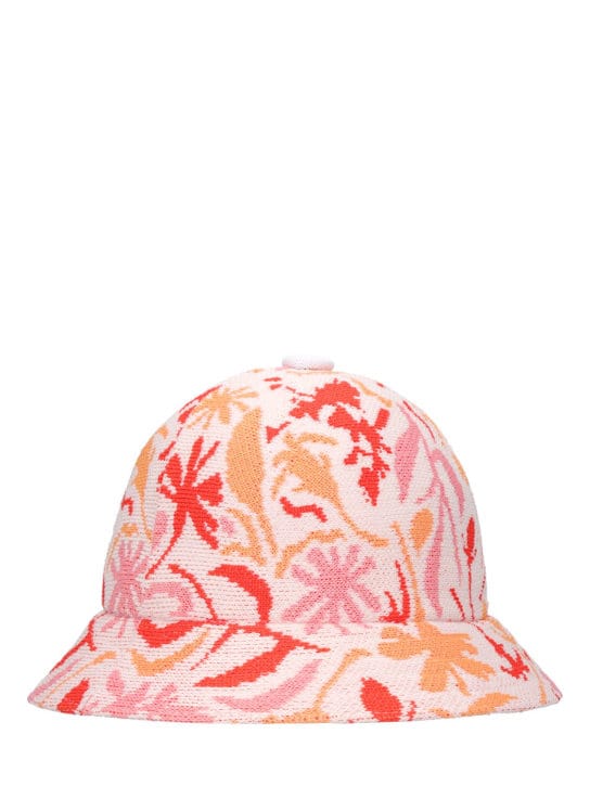 Kangol: 花朵图案休闲渔夫帽