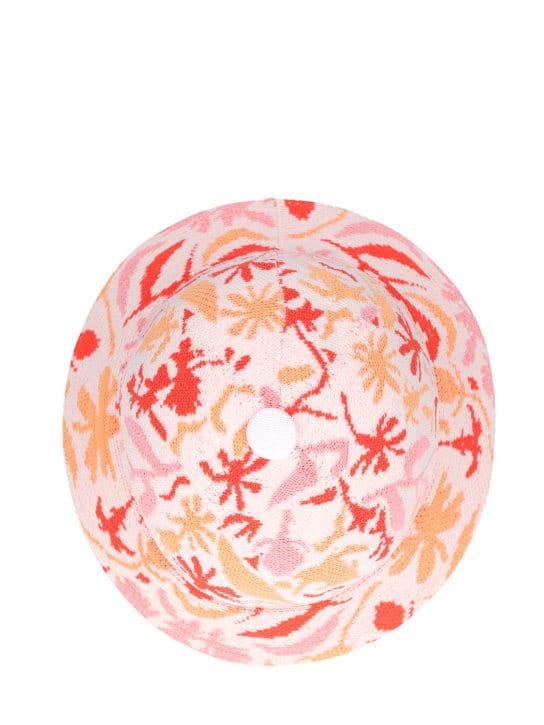Kangol: 花朵图案休闲渔夫帽