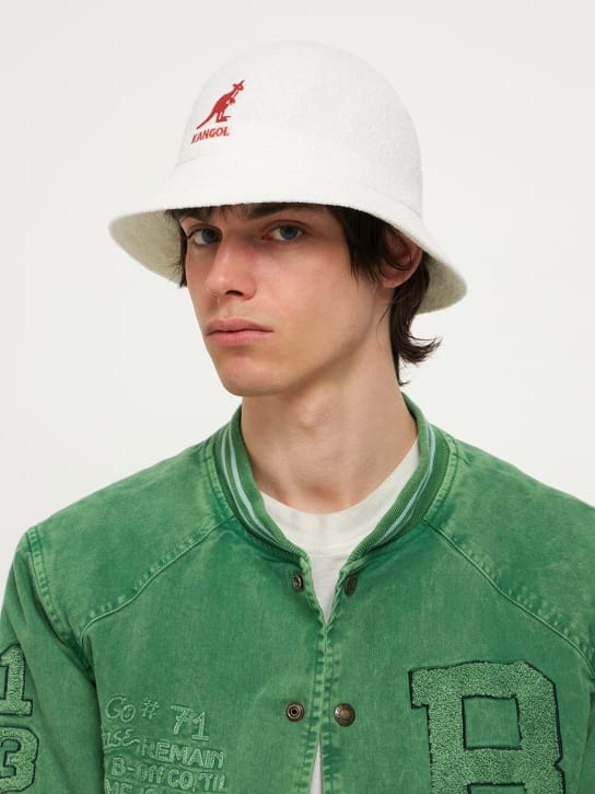 Kangol: 休闲logo渔夫帽