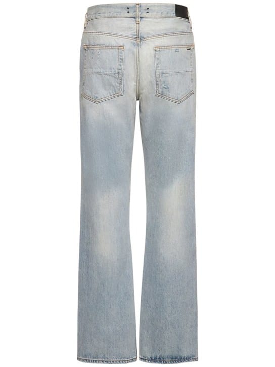 Amiri: Bar logo直筒牛仔裤