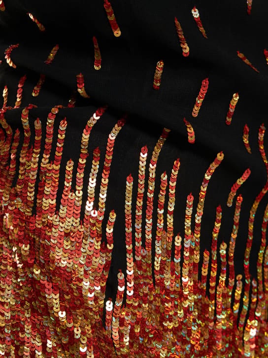 Giuseppe Di Morabito: Short dress with sequin embroidery