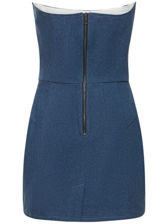 Giuseppe Di Morabito: Denim mini dress with crystals
