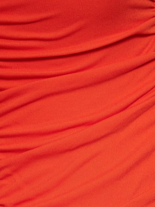 Dion Lee: Ruched maxi dress with slits