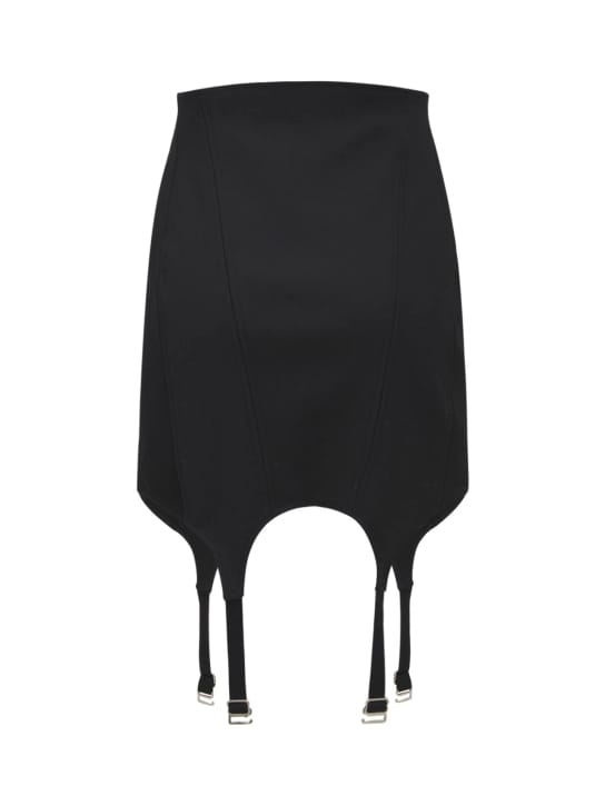 Dion Lee - 混棉紧身迷你短裙