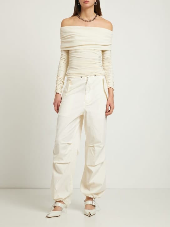Dion Lee - 棉质斜纹降落伞工装裤