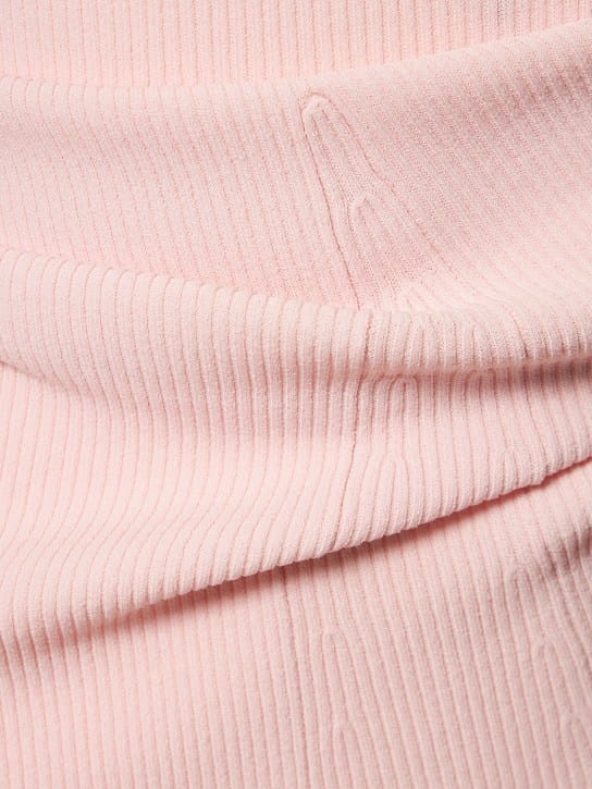 Live The Process: Langes Kleid aus Rippstrick