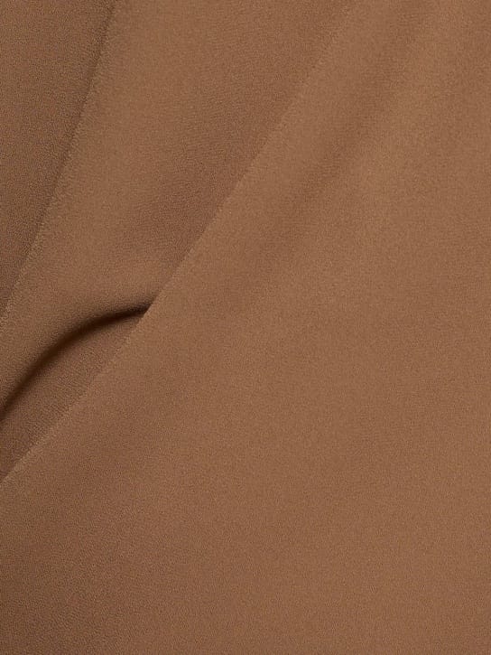 Alex Rivière Studio: Vestido corto de crepé con cuello halter