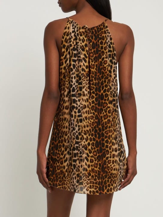 Alex Rivière Studio: Vestido corto con estampado animal