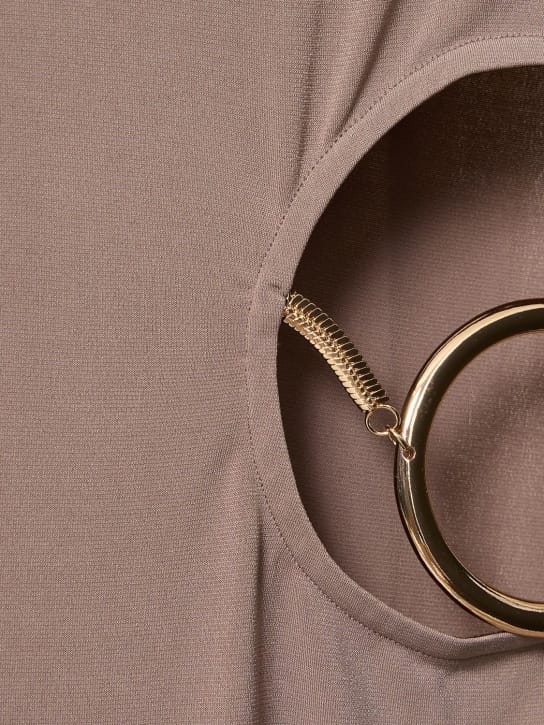 Alex Rivière Studio: Vestido largo con detalle cut out