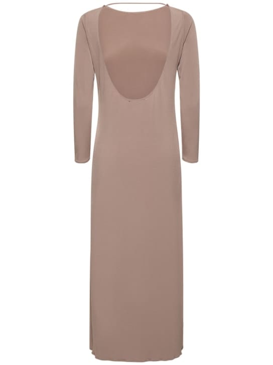 Alex Rivière Studio: Vestido largo con detalle cut out