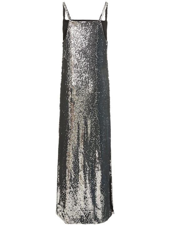Marques'Almeida: Sequined maxi dress with thin straps