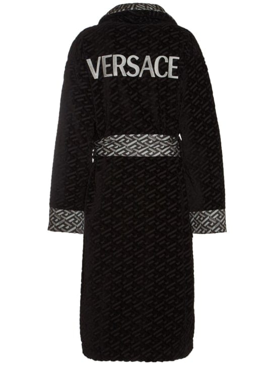 Versace - Greca Signature浴袍