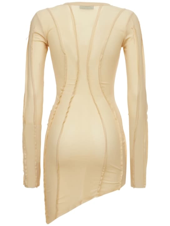 Sami Miro Vintage: Robe courte à ourlet asymétrique
