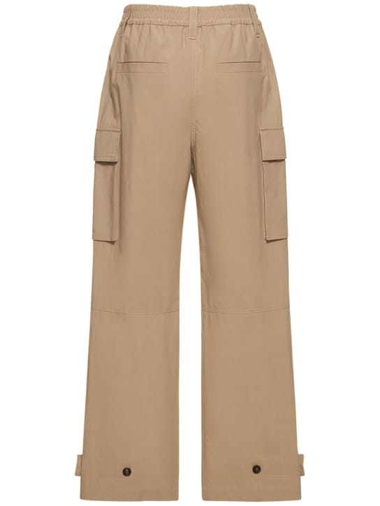 Brunello Cucinelli: 棉质府绸工装阔腿裤