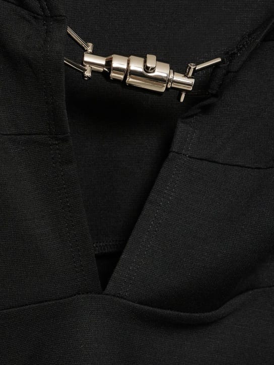 Sid Neigum: Mini dress with plunge neckline