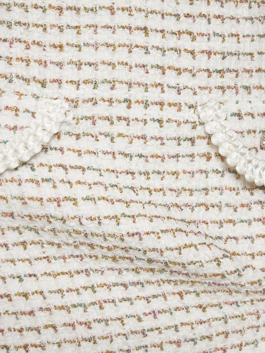 Alessandra Rich: Halterneck mini dress with trims