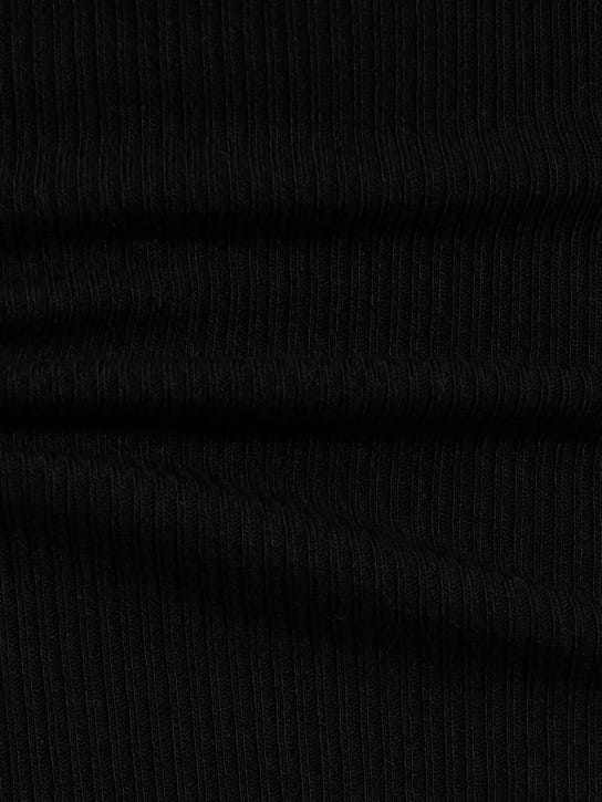 Dion Lee: Ribbed asymmetric cut-out t-shirt