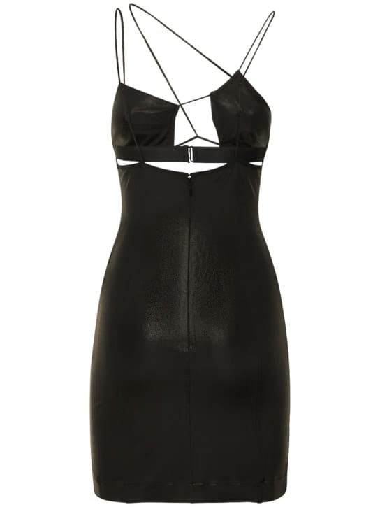 Nensi Dojaka: Miniabito in jersey con cut-out