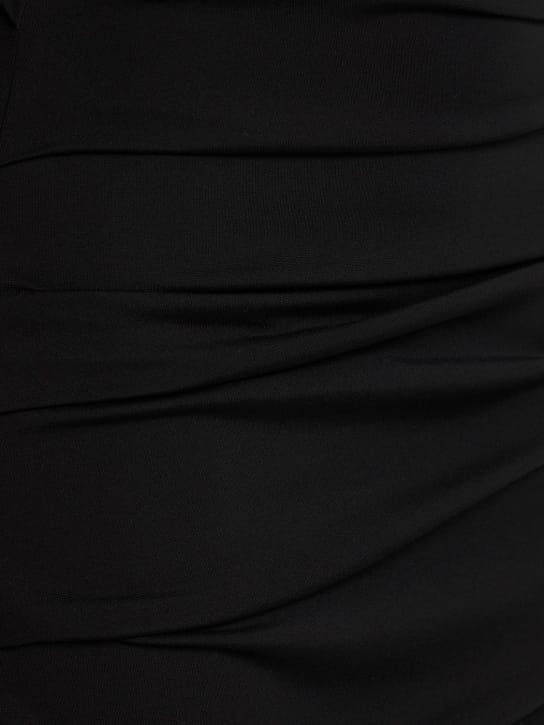 Interior: Gerafftes Minikleid mit Cut-outs