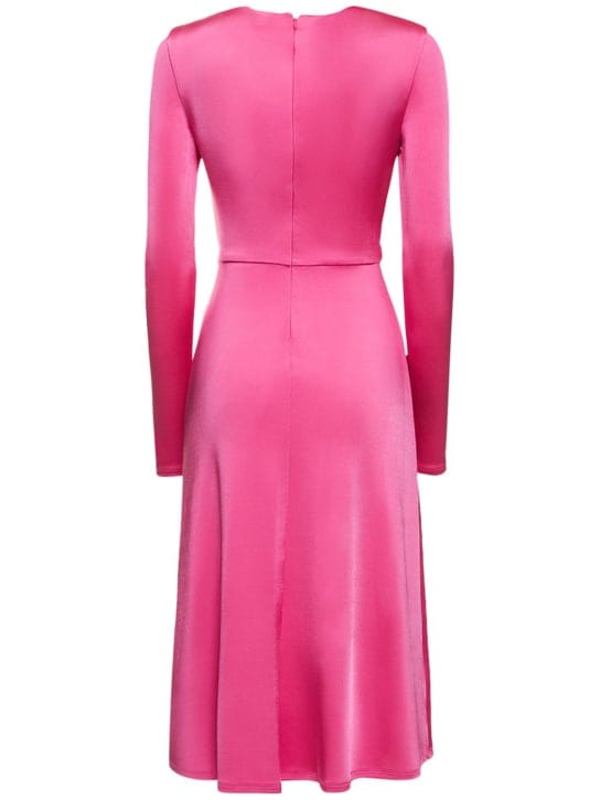 Et Ochs: Ruched jersey midi dress