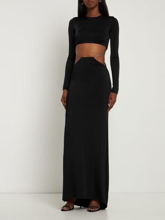Et Ochs: Jersey maxi dress with cut-outs