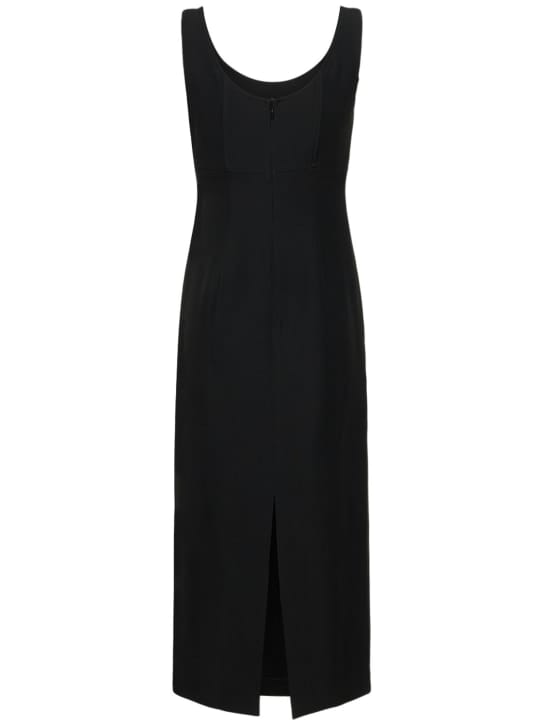 Roland Mouret: Wool and silk midi dress