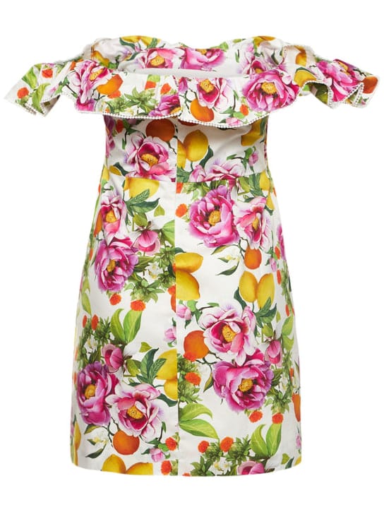 Borgo De Nor: Robe courte en coton à volants