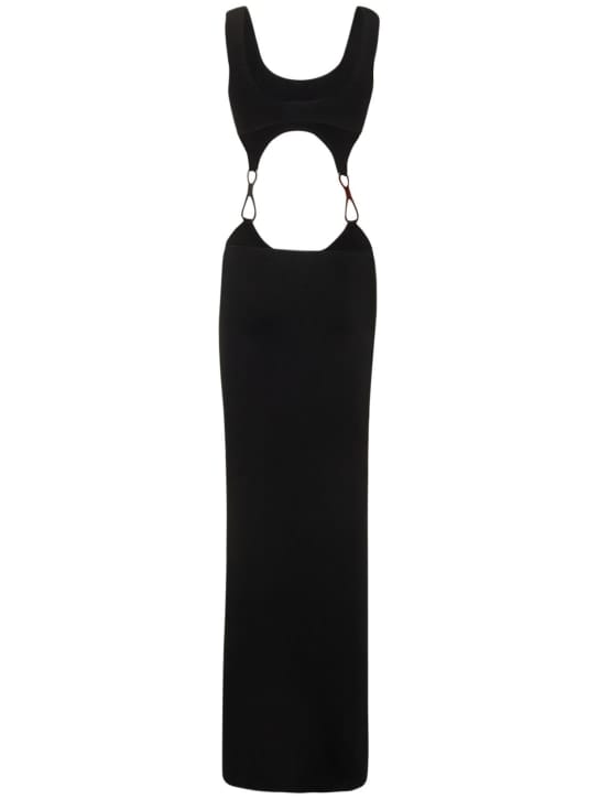 Aya Muse: Cut-out maxi dress with metal hardware