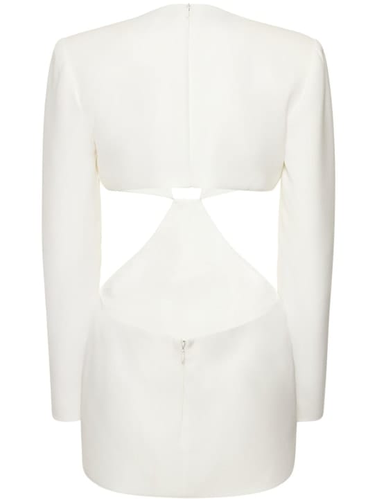 Mônot: Cut-out cr pe mini dress