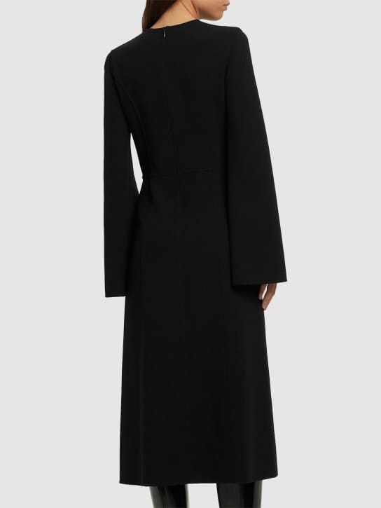 Michael Kors Collection: Abito midi in lana vergine con spacchi