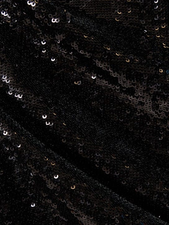 Gauchere: Robe midi à sequins