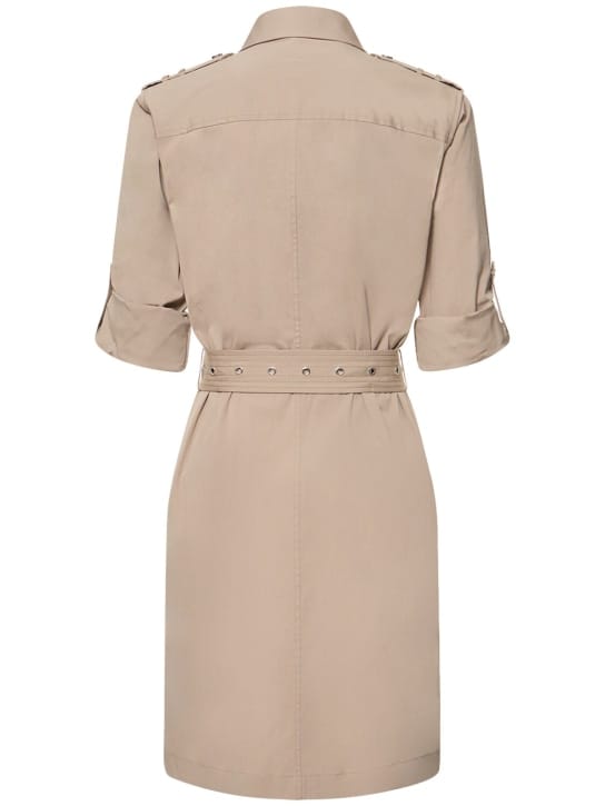 Michael Kors Collection: Abito chemisier in cotone stretch con cintura