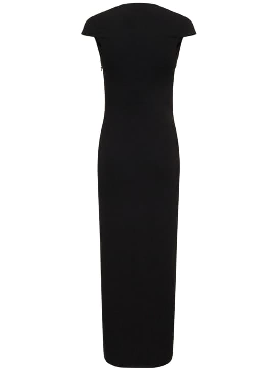 16arlington: Cr pe maxi dress with slit