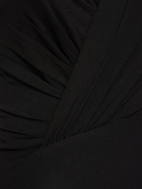 Alexandre Vauthier: Abito lungo monospalla drappeggiato