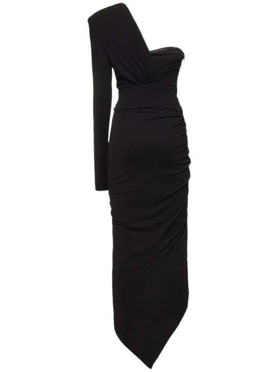Alexandre Vauthier: Abito lungo monospalla drappeggiato