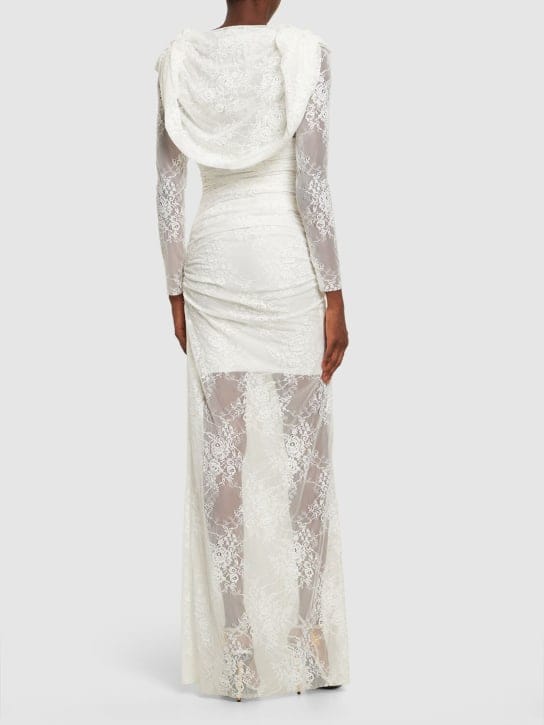 Giuseppe Di Morabito: Long Dress with Draped Neckline