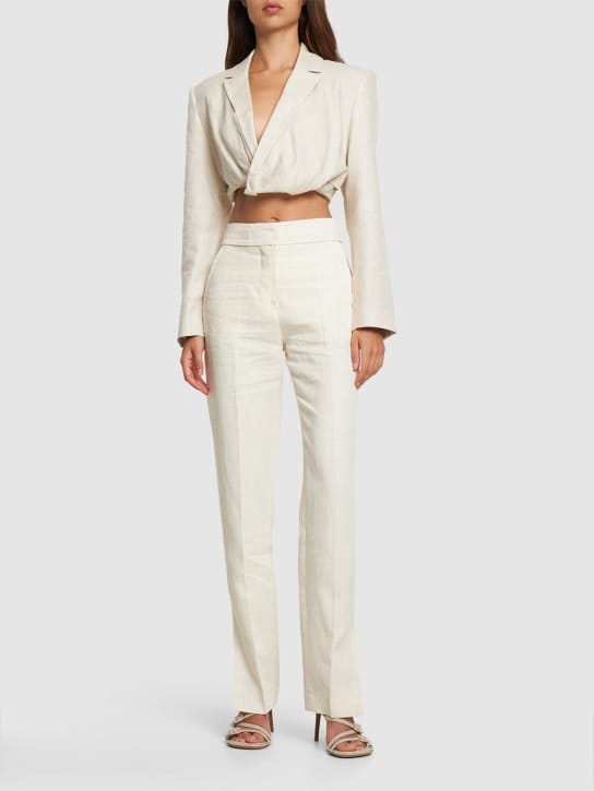 Jacquemus - Le Pantalon Tibau亚麻裤子