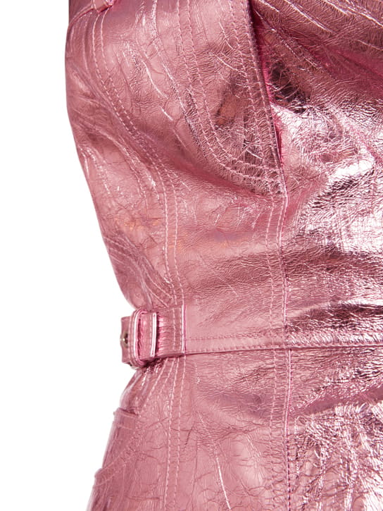 Versace: Short dress with heart neckline