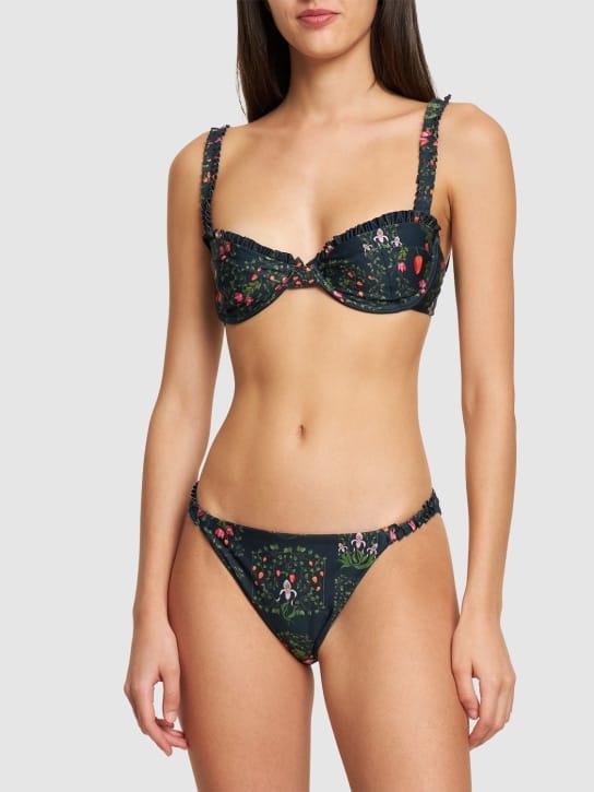 Agua By Agua Bendita - Vera bouquet印花比基尼泳裤