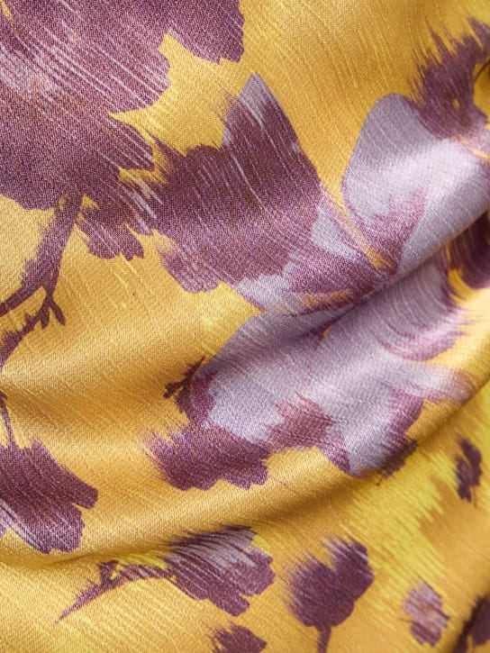 Bec + Bridge: Abito lungo in raso con cut-out