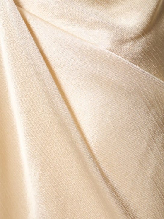 Bec + Bridge: Abito lungo in raso con cut-out