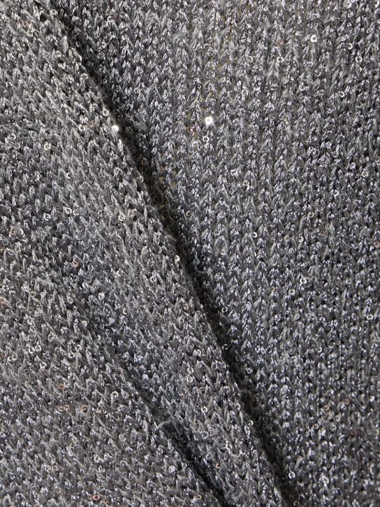 Bec + Bridge: Abito lungo in maglia con paillettes