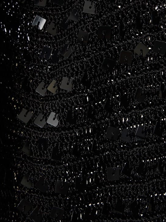Aya Muse: Vestido largo asimétrico con aberturas