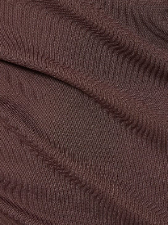 Bite Studios: Vestido largo asimétrico de punto