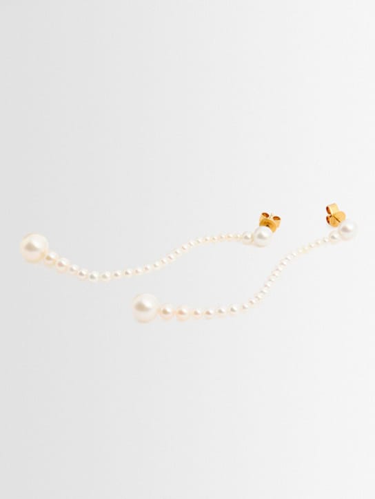 Sophie Bille Brahe: Promenade de Jeanne 14kt金&珍珠耳环